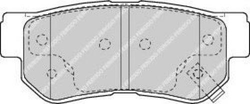 Set placute frana,frana disc HYUNDAI SANTA FE I (SM) (2000 - 2006) FERODO FDB1606 piesa NOUA