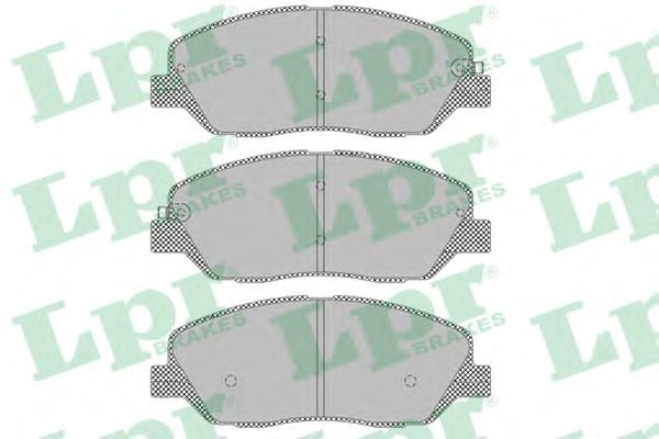 Set placute frana,frana disc HYUNDAI SANTA FE I (SM) (2000 - 2006) LPR 05P1382 piesa NOUA