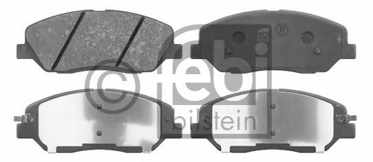 Set placute frana,frana disc HYUNDAI SANTA FE III (DM) (2012 - 2016) FEBI BILSTEIN 16667 piesa NOUA