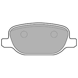 Set placute frana,frana disc HYUNDAI TERRACAN (HP) (2001 - 2006) KRIEGER 0950006445 piesa NOUA