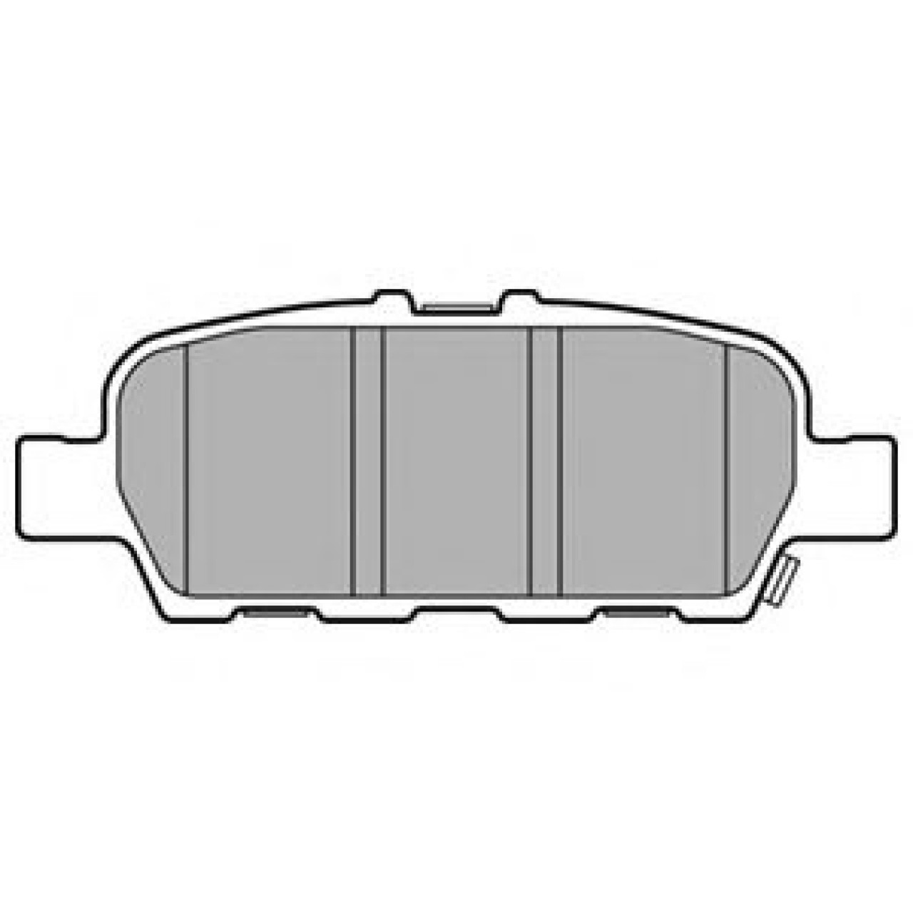Set placute frana,frana disc INFINITI EX (2007 - 2016) DELPHI LP3158 piesa NOUA