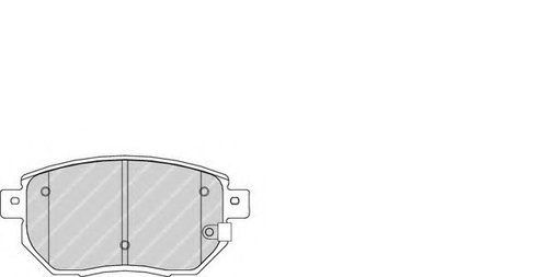 Set placute frana,frana disc INFINITI FX (2002 - 2008) FERODO FDB1786 piesa NOUA