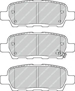 Set placute frana,frana disc INFINITI FX (2002 - 2008) FERODO FDB4324 piesa NOUA