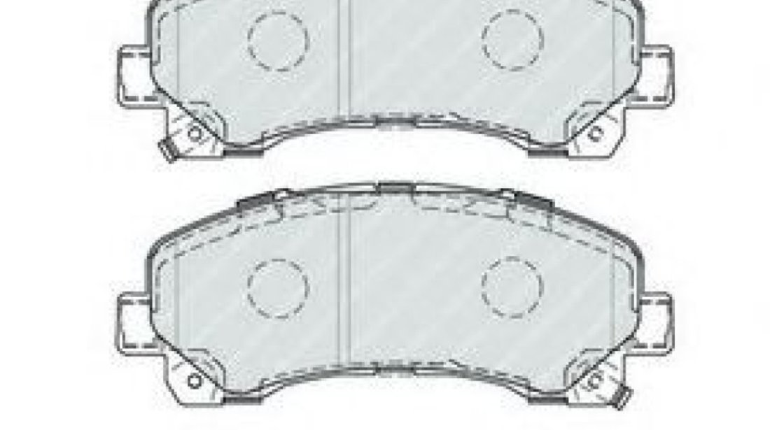 Set placute frana,frana disc ISUZU D-MAX platou / sasiu (8DH) (2007 - 2016) FERODO FDB4299 piesa NOUA