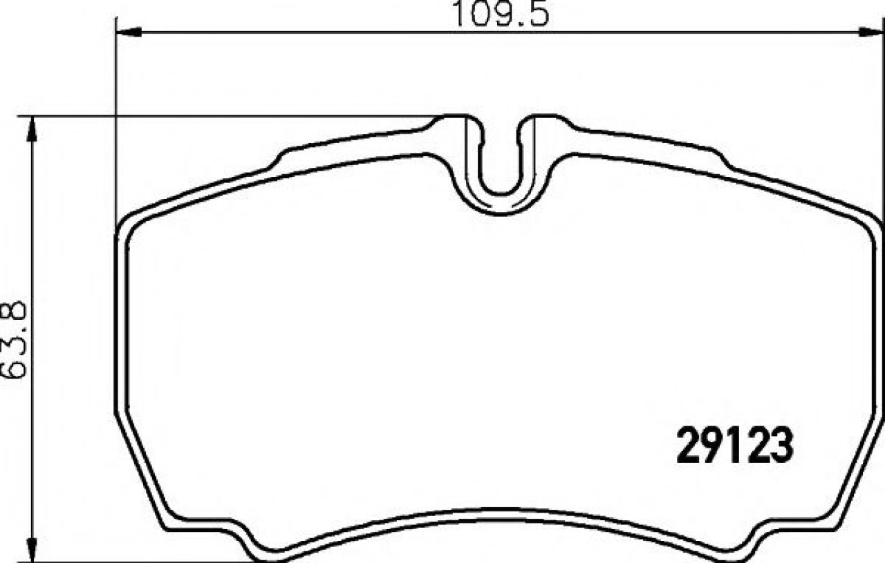 Set placute frana,frana disc IVECO DAILY III bus (1999 - 2006) TEXTAR 2912303 piesa NOUA