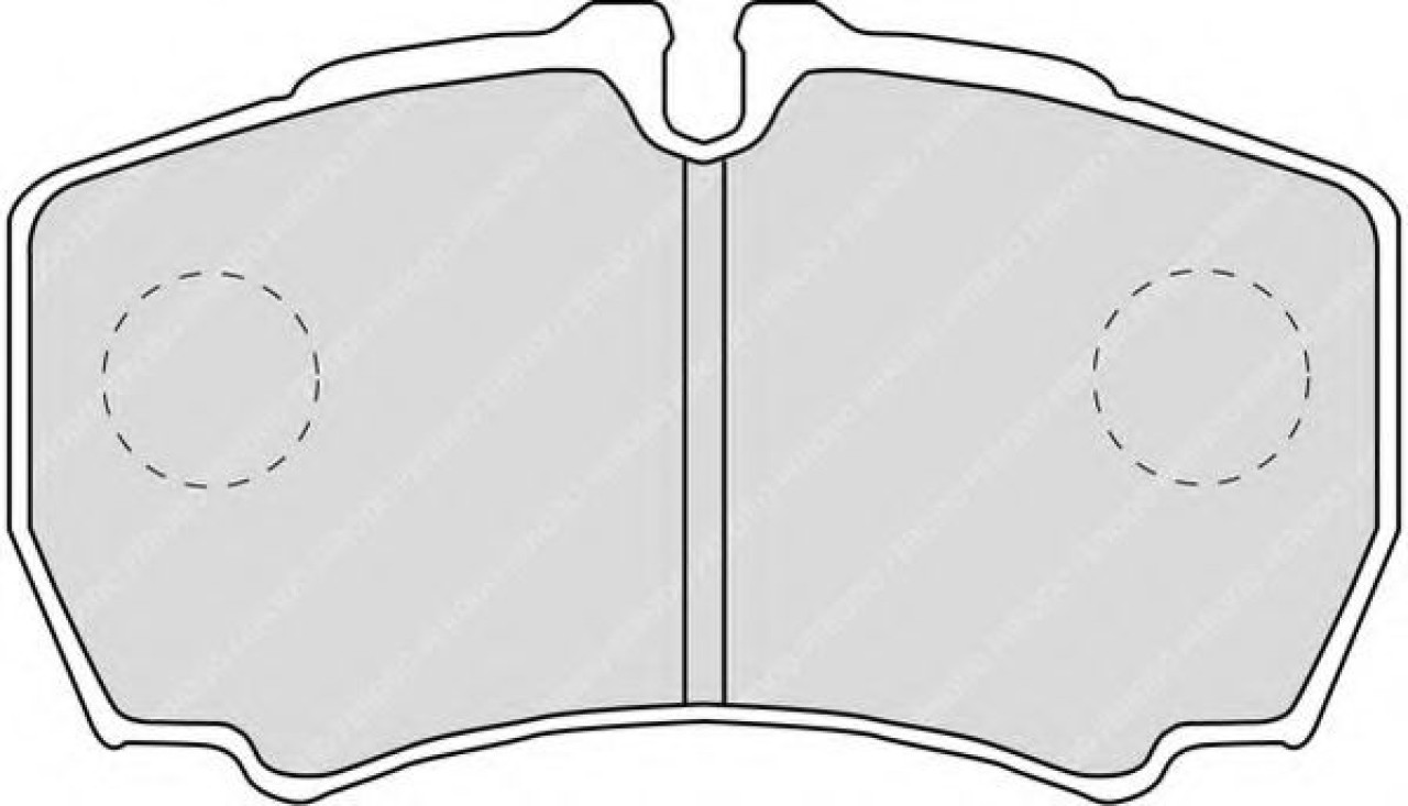 Set placute frana,frana disc IVECO DAILY III bus (1999 - 2006) FERODO FVR1405 piesa NOUA