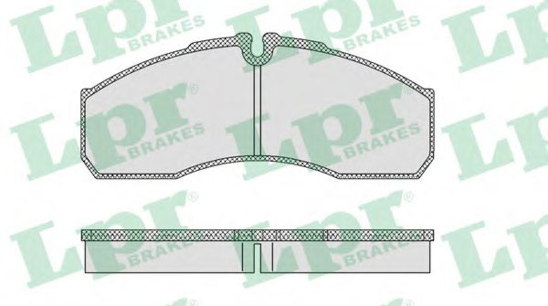 Set placute frana,frana disc IVECO DAILY III platou / sasiu (1999 - 2006) LPR 05P1109 piesa NOUA