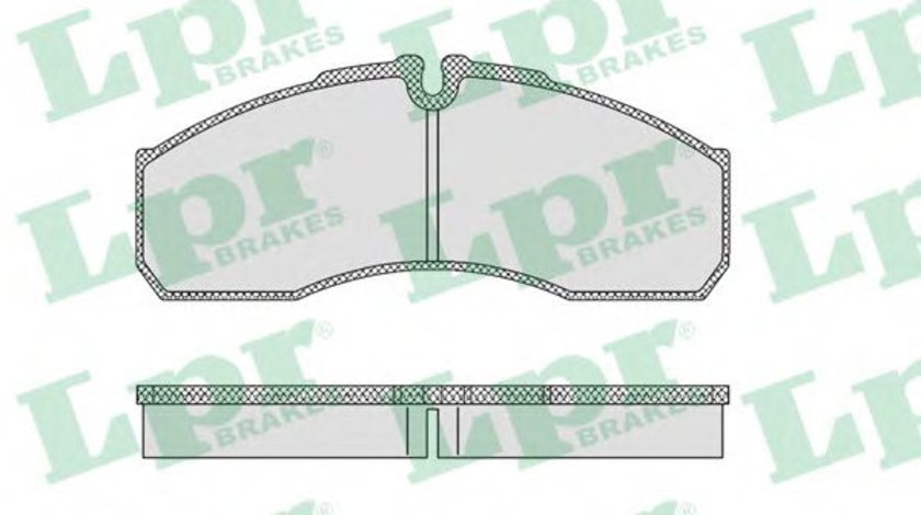 Set placute frana,frana disc IVECO DAILY III platou / sasiu (1999 - 2006) LPR 05P1109 piesa NOUA