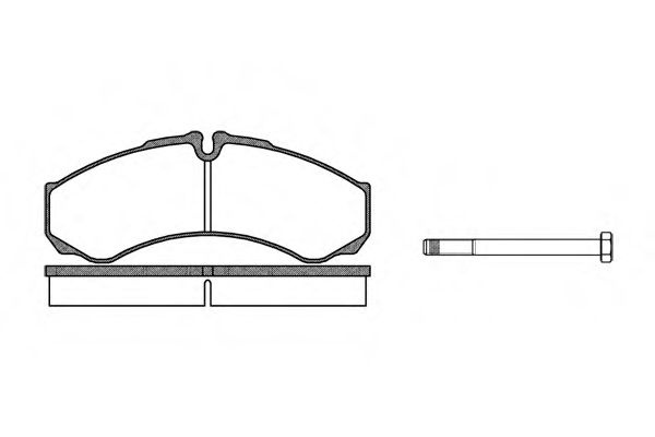 Set placute frana,frana disc IVECO DAILY III platou / sasiu (1999 - 2006) REMSA 0651.00 piesa NOUA