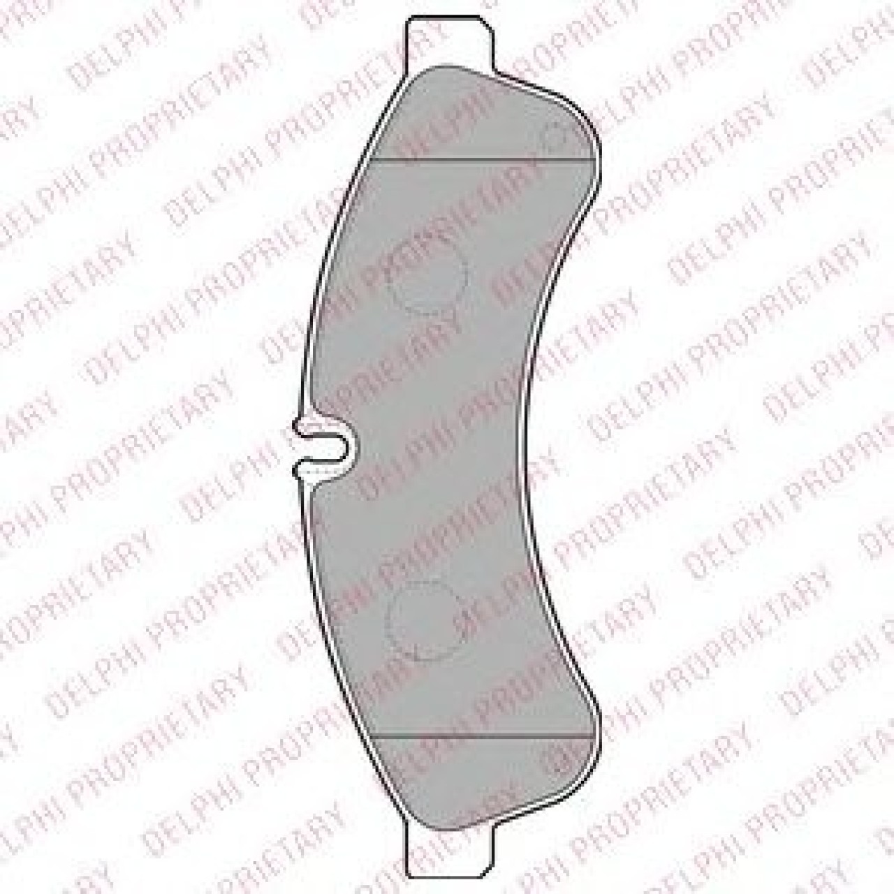 Set placute frana,frana disc IVECO DAILY IV caroserie inchisa/combi (2006 - 2012) DELPHI LP2063 piesa NOUA