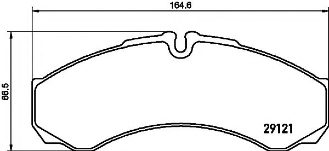 Set placute frana,frana disc IVECO DAILY IV autobasculanta (2006 - 2011) TEXTAR 2912112 piesa NOUA