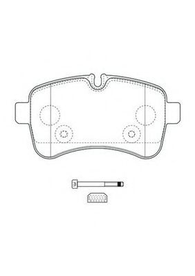 Set placute frana,frana disc IVECO DAILY V platou / sasiu (2011 - 2014) JURID 2923209560 piesa NOUA