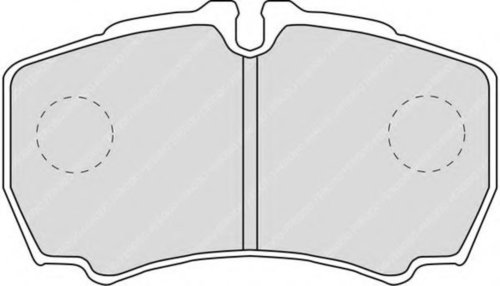 Set placute frana,frana disc IVECO DAILY V platou / sasiu (2011 - 2014) FERODO FVR1405 piesa NOUA