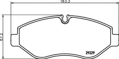 Set placute frana,frana disc IVECO DAILY V caroserie inchisa/combi (2011 - 2014) TEXTAR 2922901 pies...