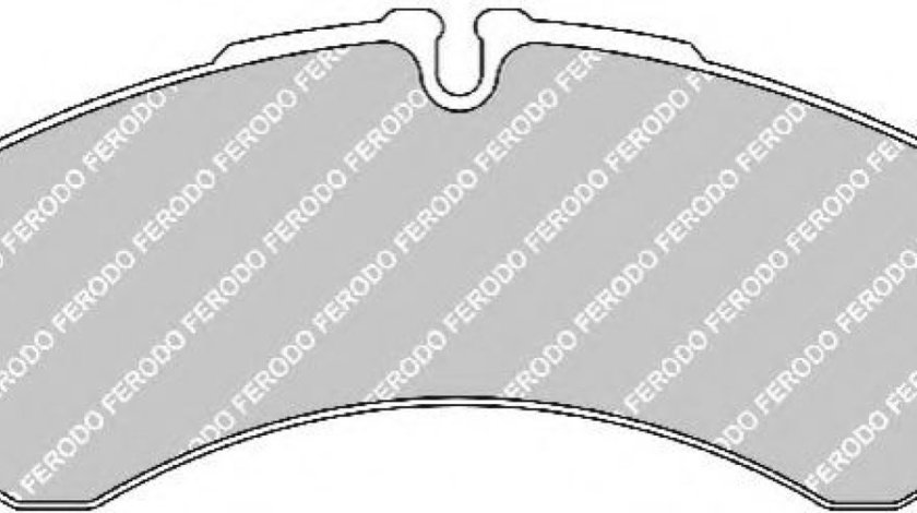 Set placute frana,frana disc IVECO DAILY V caroserie inchisa/combi (2011 - 2014) FERODO FVR1102 piesa NOUA