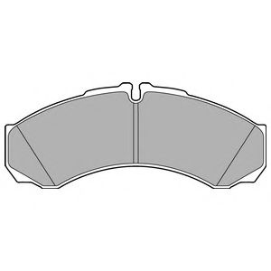 Set placute frana,frana disc IVECO DAILY VI caroserie inchisa/combi (2014 - 2016) DELPHI LP3190 piesa NOUA