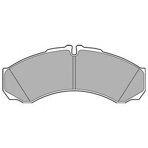 Set placute frana,frana disc IVECO DAILY VI caroserie inchisa/combi (2014 - 2016) DELPHI LP3190 pies...
