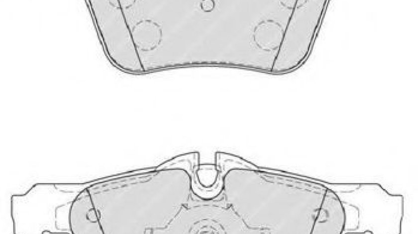 Set placute frana,frana disc JAGUAR S-TYPE (CCX) (1999 - 2009) FERODO FDB4108 piesa NOUA