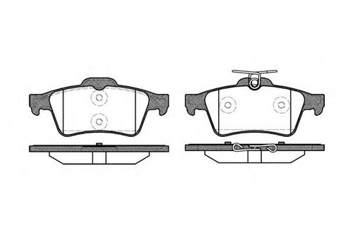 Set placute frana,frana disc JAGUAR S-TYPE (CCX) (1999 - 2009) REMSA 0842.20 piesa NOUA