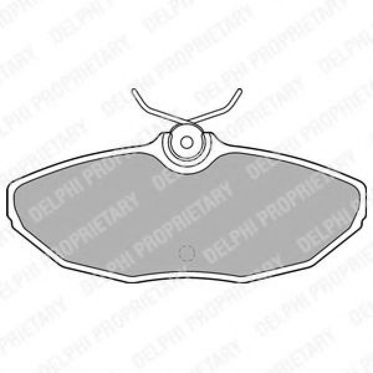 Set placute frana,frana disc JAGUAR S-TYPE (CCX) (1999 - 2009) DELPHI LP1505 piesa NOUA