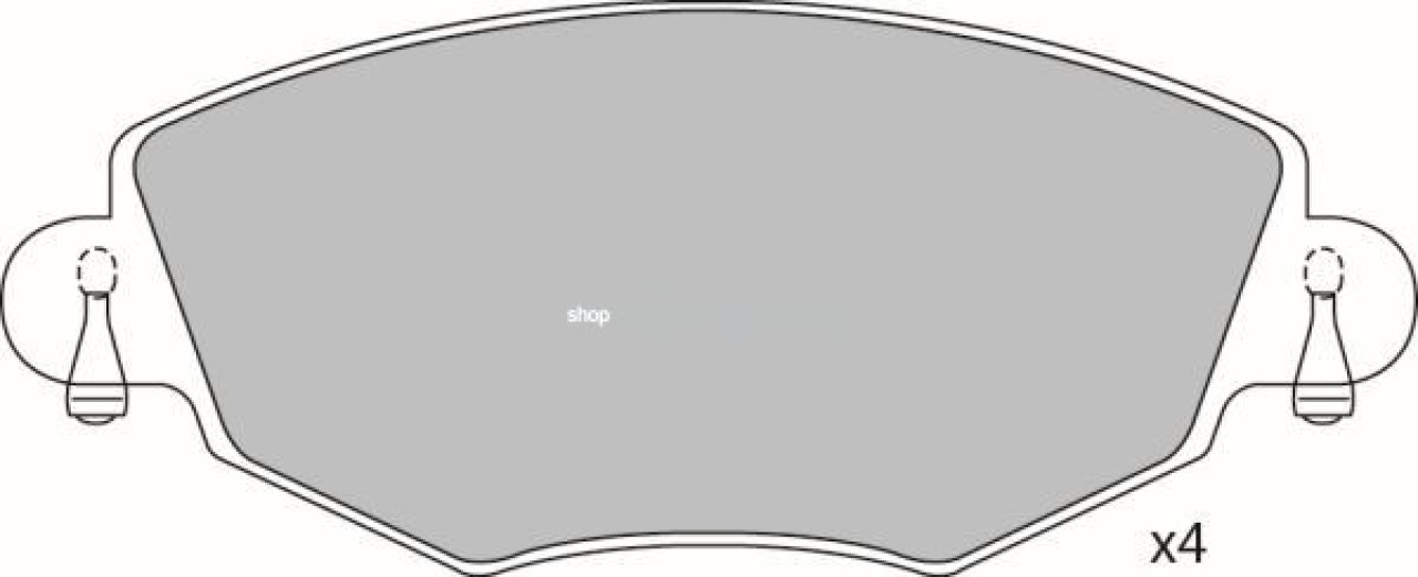 Set placute frana,frana disc JAGUAR X-TYPE (CF1) (2001 - 2009) KRIEGER 0950006329 piesa NOUA