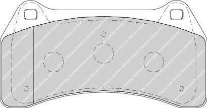 Set placute frana,frana disc JAGUAR XJ (N3, X350, X358) (2003 - 2009) FERODO FDB1712 piesa NOUA