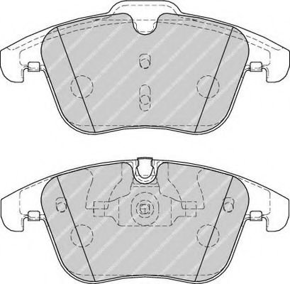 Set placute frana,frana disc JAGUAR XJ (N3, X350, X358) (2003 - 2009) FERODO FDB4107 piesa NOUA