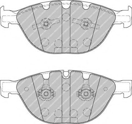 Set placute frana,frana disc JAGUAR XJ (NNA, X35, J12, J24) (2009 - 2016) FERODO FDB1883 piesa NOUA