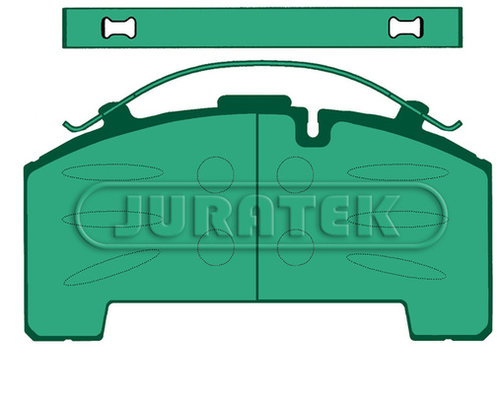 Set placute frana,frana disc (JCP2002 JURATEK)