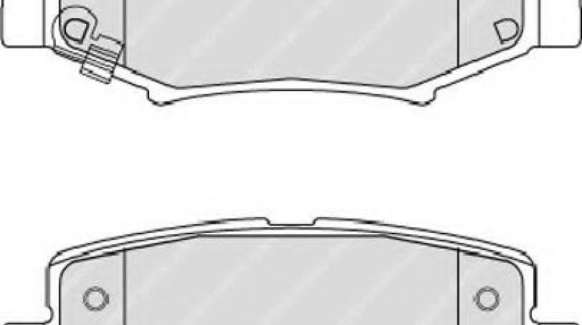 Set placute frana,frana disc JEEP COMPASS (MK49) (2006 - 2016) FERODO FDB4239 piesa NOUA