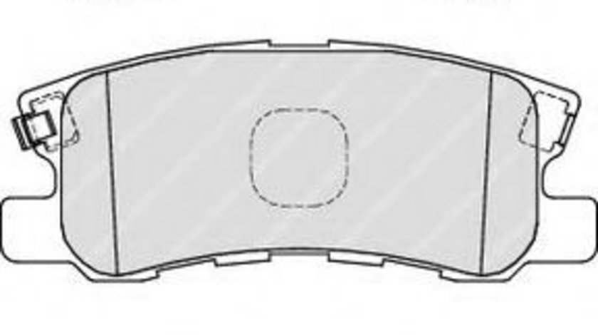 Set placute frana,frana disc JEEP COMPASS (MK49) (2006 - 2016) FERODO FDB1992 piesa NOUA