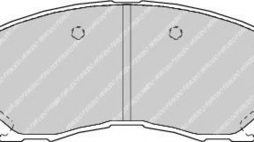 Set placute frana,frana disc JEEP COMPASS (MK49) (2006 - 2016) FERODO FDB1621 piesa NOUA