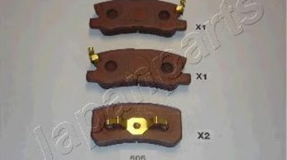 Set placute frana,frana disc JEEP COMPASS (MK49) (2006 - 2016) JAPANPARTS PP-505AF piesa NOUA