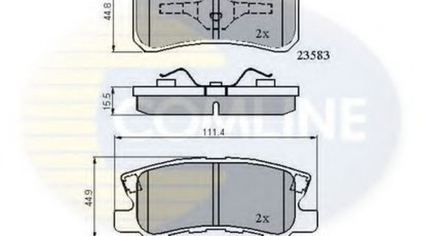 Set placute frana,frana disc JEEP COMPASS (MK49) (2006 - 2016) COMLINE CBP0905 piesa NOUA