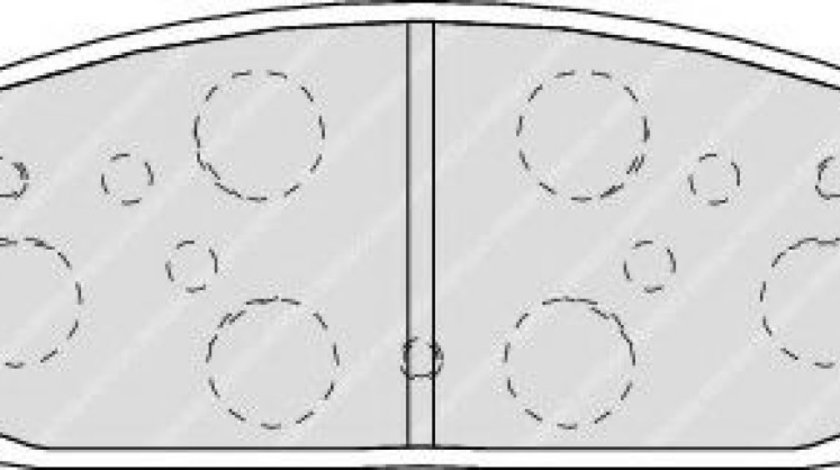 Set placute frana,frana disc JEEP GRAND CHEROKEE IV (WK, WK2) (2010 - 2016) FERODO FDB4002 produs NOU