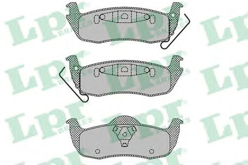 Set placute frana,frana disc JEEP GRAND CHEROKEE III (WH, WK) (2005 - 2010) LPR 05P1405 piesa NOUA