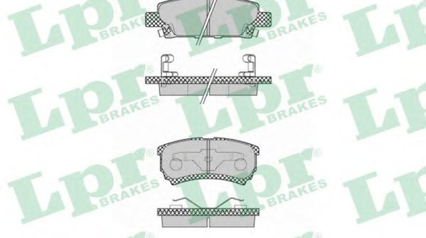 Set placute frana,frana disc JEEP PATRIOT (MK74) (2007 - 2016) LPR 05P1373 piesa NOUA