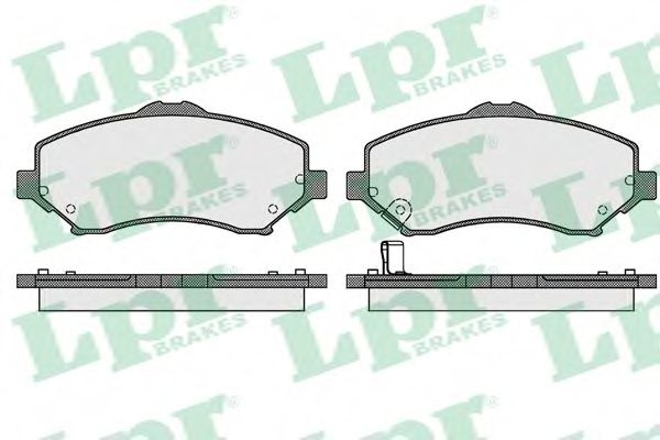 Set placute frana,frana disc JEEP WRANGLER II (TJ) (1996 - 2008) LPR 05P1548 piesa NOUA