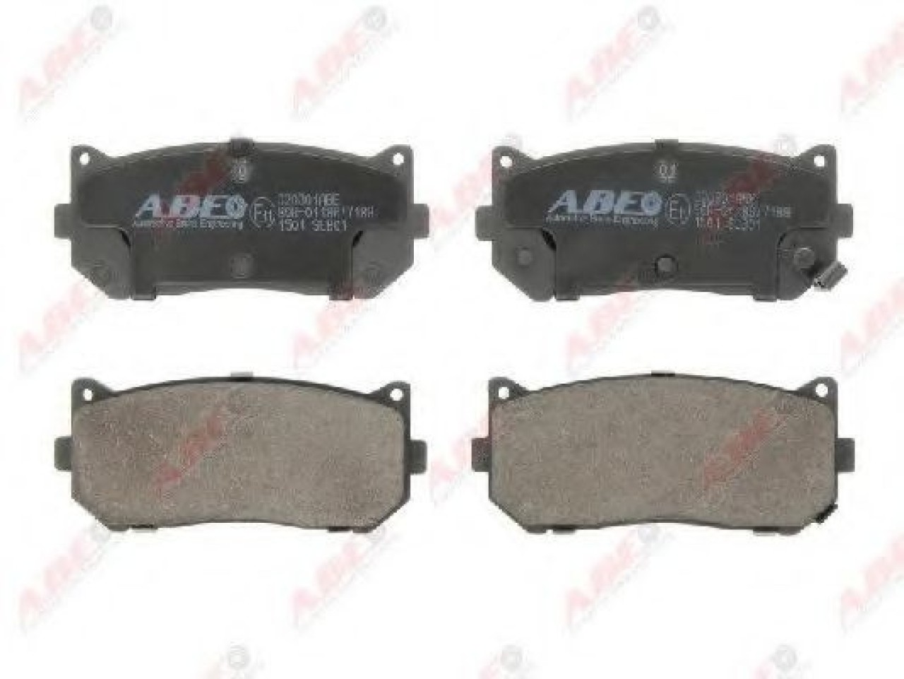 Set placute frana,frana disc KIA CARENS II (FJ) (2002 - 2006) ABE C20301ABE piesa NOUA