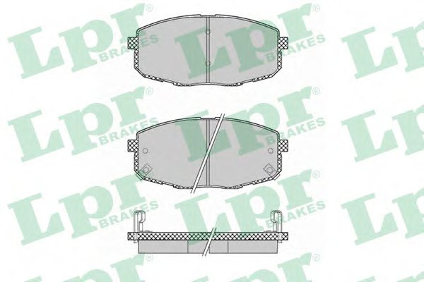 Set placute frana,frana disc KIA CARENS II (FJ) (2002 - 2006) LPR 05P1375 piesa NOUA