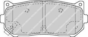 Set placute frana,frana disc KIA CARENS II (FJ) (2002 - 2006) FERODO FDB1569 piesa NOUA