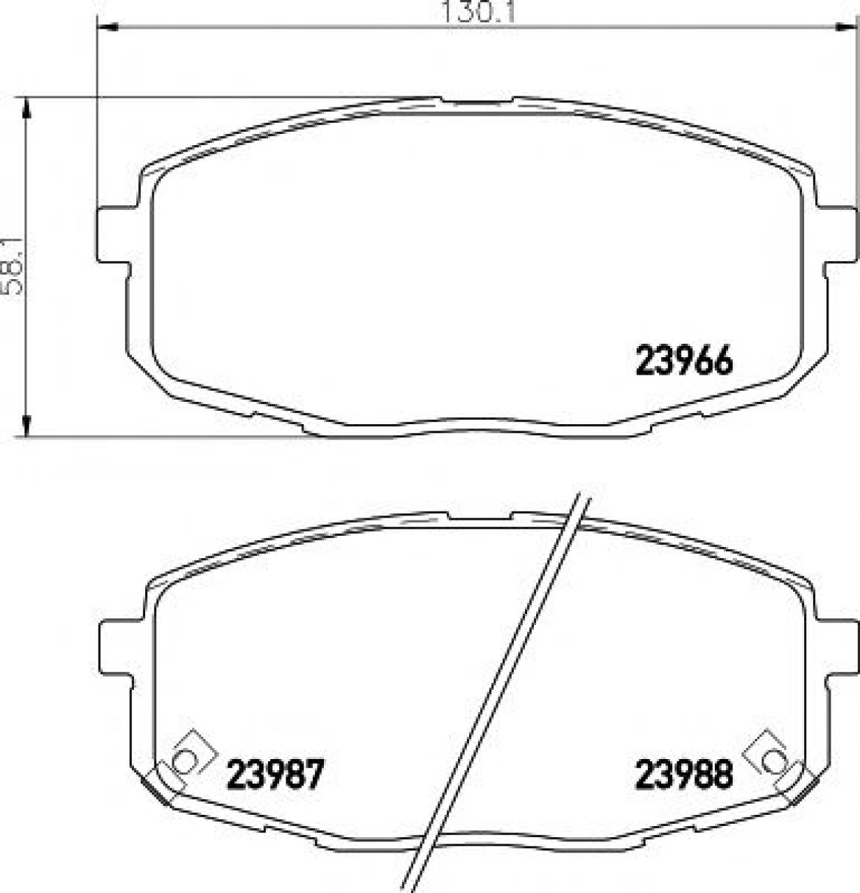 Set placute frana,frana disc KIA CEED Hatchback (ED) (2006 - 2012) TEXTAR 2396601 piesa NOUA