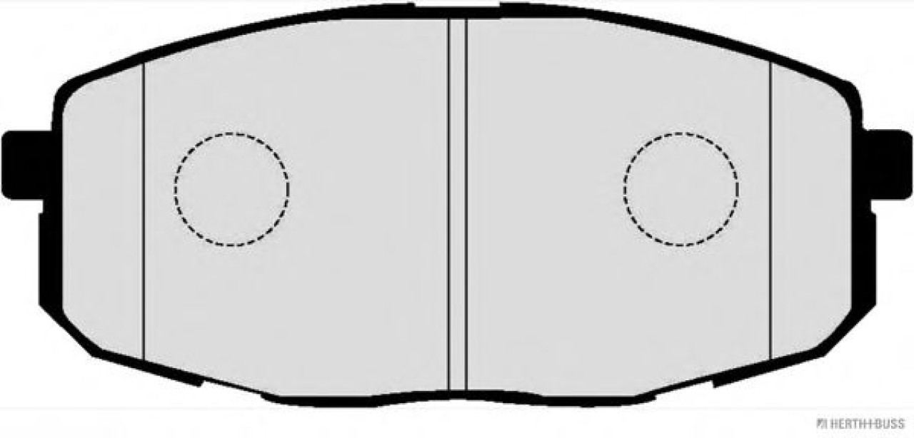 Set placute frana,frana disc KIA CEED Hatchback (ED) (2006 - 2012) HERTH+BUSS JAKOPARTS J3600330 piesa NOUA