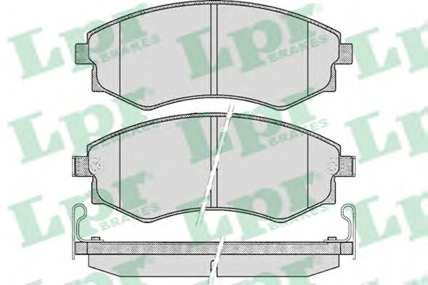 Set placute frana,frana disc KIA MAGENTIS (GD) (2001 - 2005) LPR 05P348 piesa NOUA