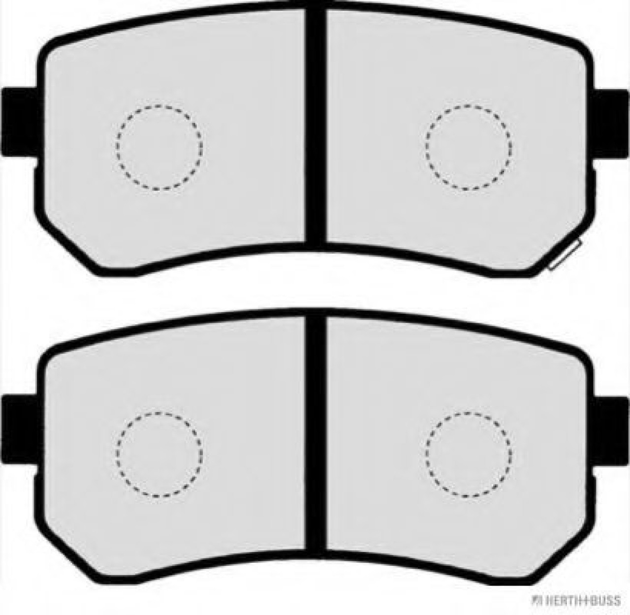 Set placute frana,frana disc KIA PRO CEED (ED) (2008 - 2013) HERTH+BUSS JAKOPARTS J3610312 piesa NOUA