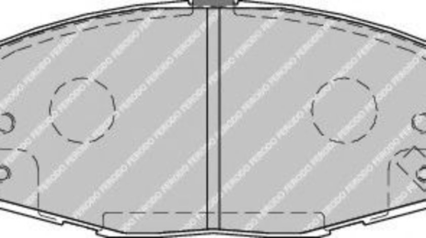 Set placute frana,frana disc KIA PRO CEED (JD) (2013 - 2016) FERODO FDB1869 piesa NOUA