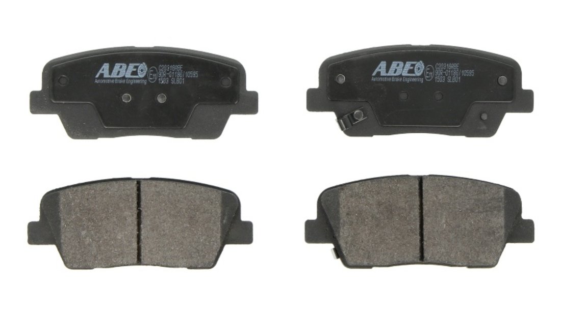 Set placute frana,frana disc KIA SORENTO II (XM) (2009 - 2015) ABE C20316ABE piesa NOUA