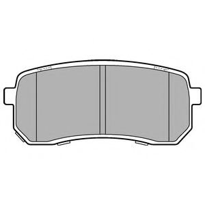 Set placute frana,frana disc KIA SORENTO III (UM) (2015 - 2016) DELPHI LP3178 piesa NOUA