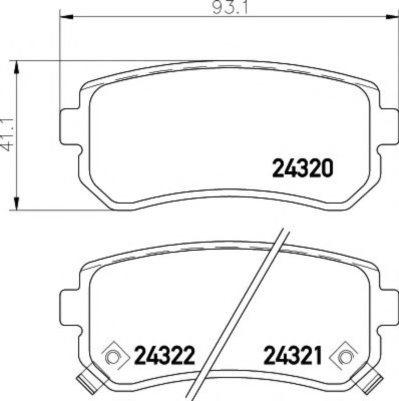 Set placute frana,frana disc KIA SPORTAGE (JE, KM) (2004 - 2016) TEXTAR 2432001 piesa NOUA