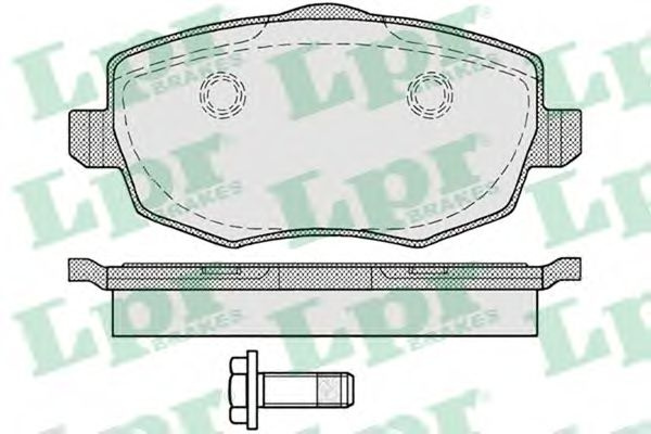 Set placute frana,frana disc LANCIA YPSILON (843) (2003 - 2011) LPR 05P1223 piesa NOUA